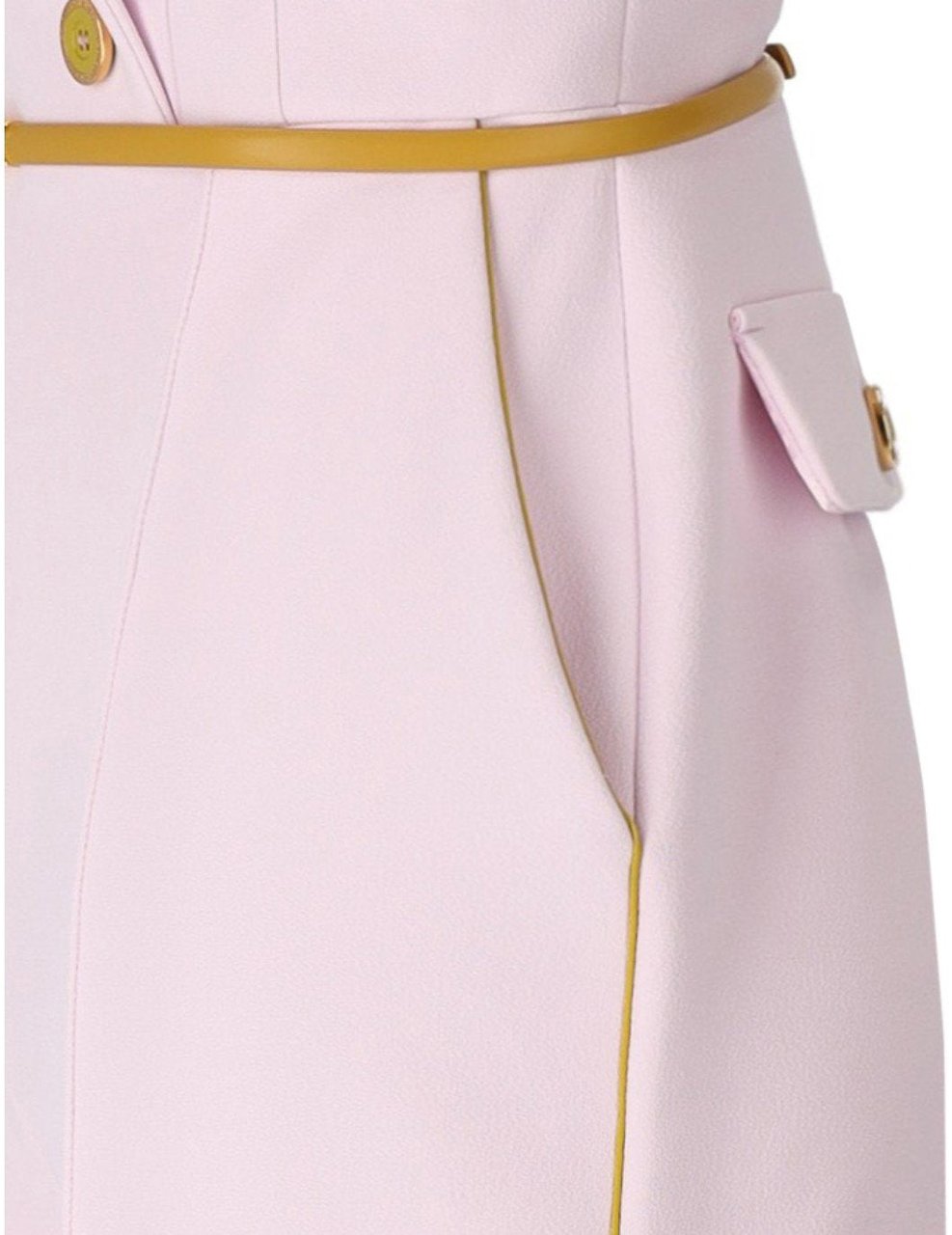 Elisabetta Franchi ELISABETTA FRANCHI QUARZO CURRY SHORT JUMPSUIT WITH BUTTONS Roze