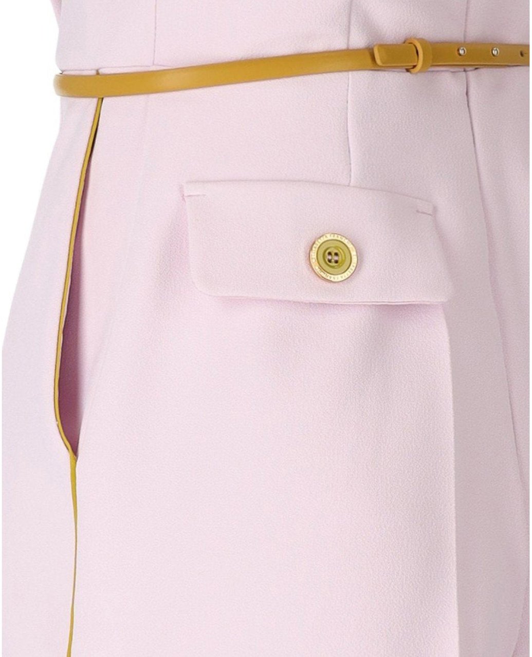 Elisabetta Franchi ELISABETTA FRANCHI QUARZO CURRY SHORT JUMPSUIT WITH BUTTONS Roze