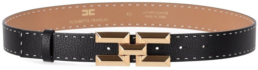 Elisabetta Franchi ELISABETTA FRANCHI HIGH WAIST BELT Zwart