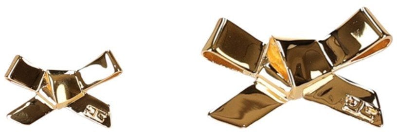 Elisabetta Franchi ELISABETTA FRANCHI EARRINGS WITH BOW Goud