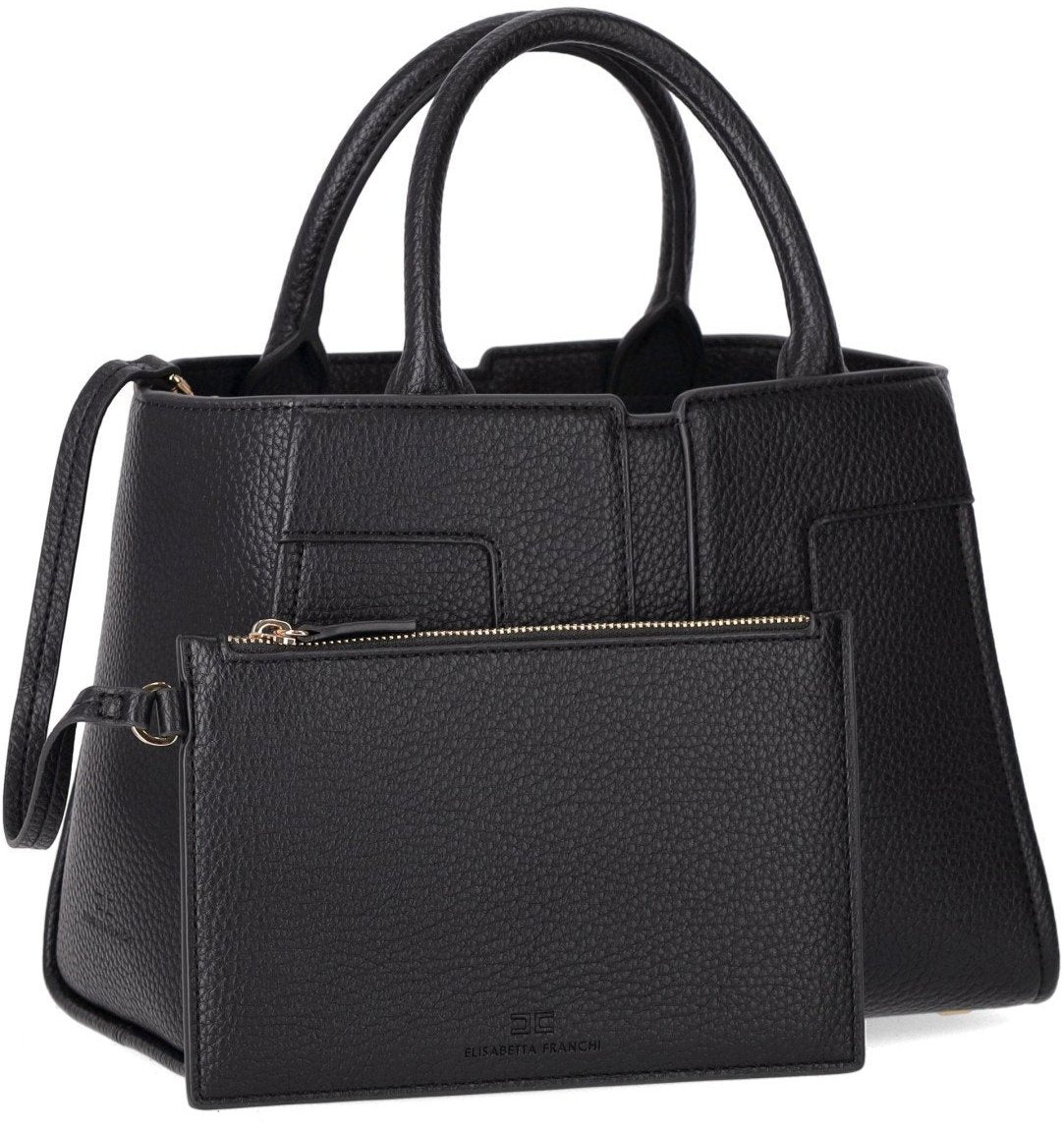 Elisabetta Franchi ELISABETTA FRANCHI MEDIUM HANDBAG Zwart