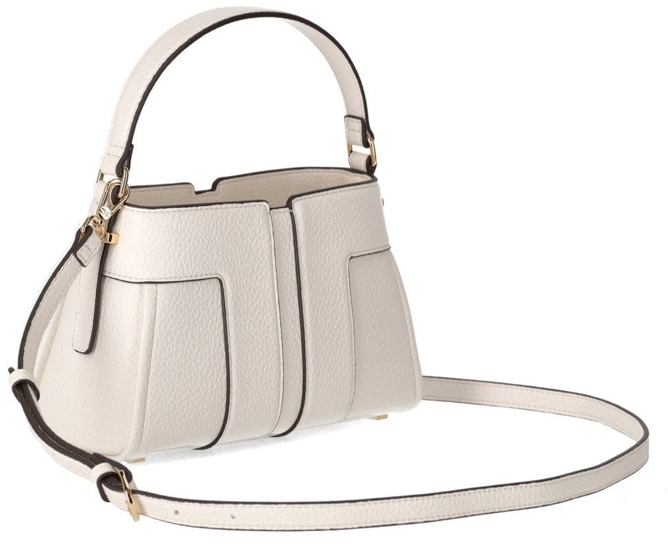 Elisabetta Franchi ELISABETTA FRANCHI IVORY SMALL HANDBAG Wit