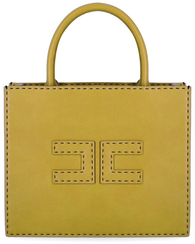 Elisabetta Franchi ELISABETTA FRANCHI CURRY HANDBAG Geel