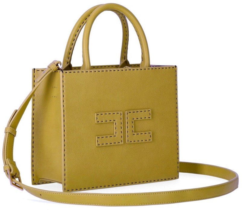 Elisabetta Franchi ELISABETTA FRANCHI CURRY HANDBAG Geel