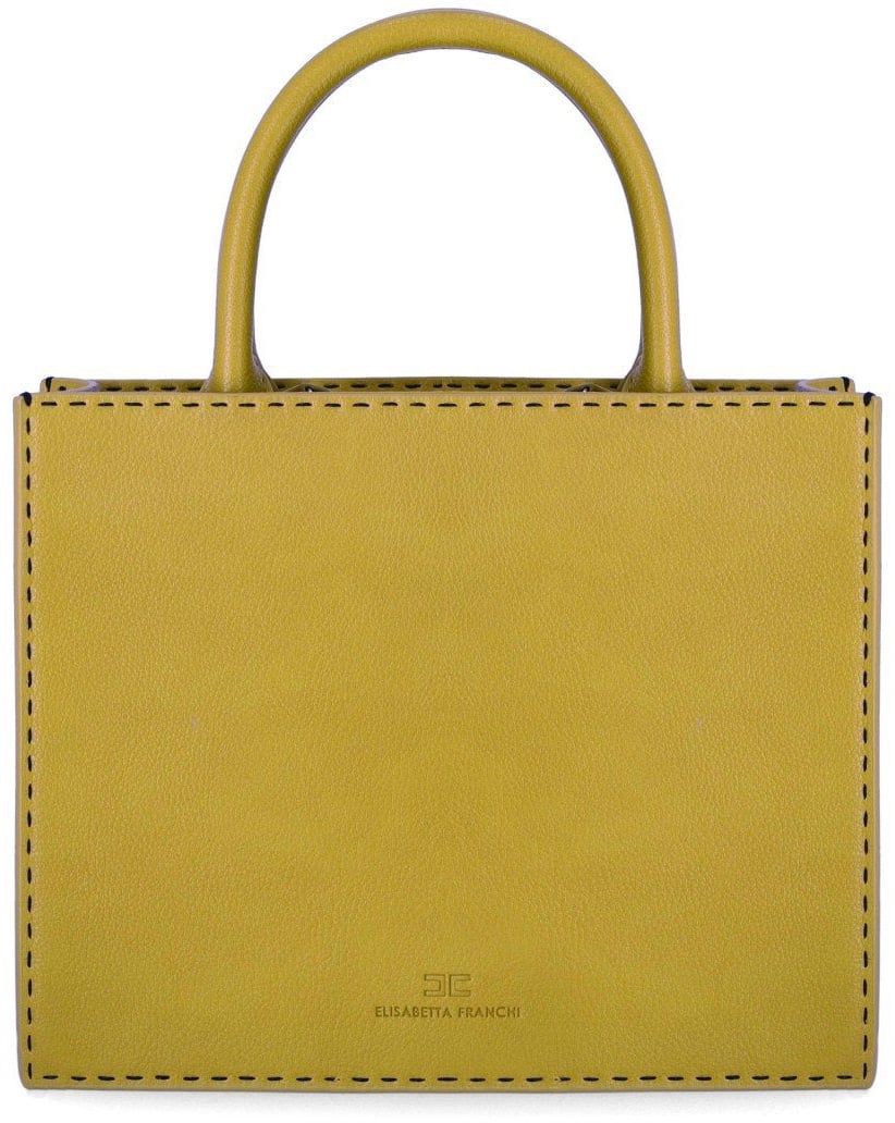 Elisabetta Franchi ELISABETTA FRANCHI CURRY HANDBAG Geel