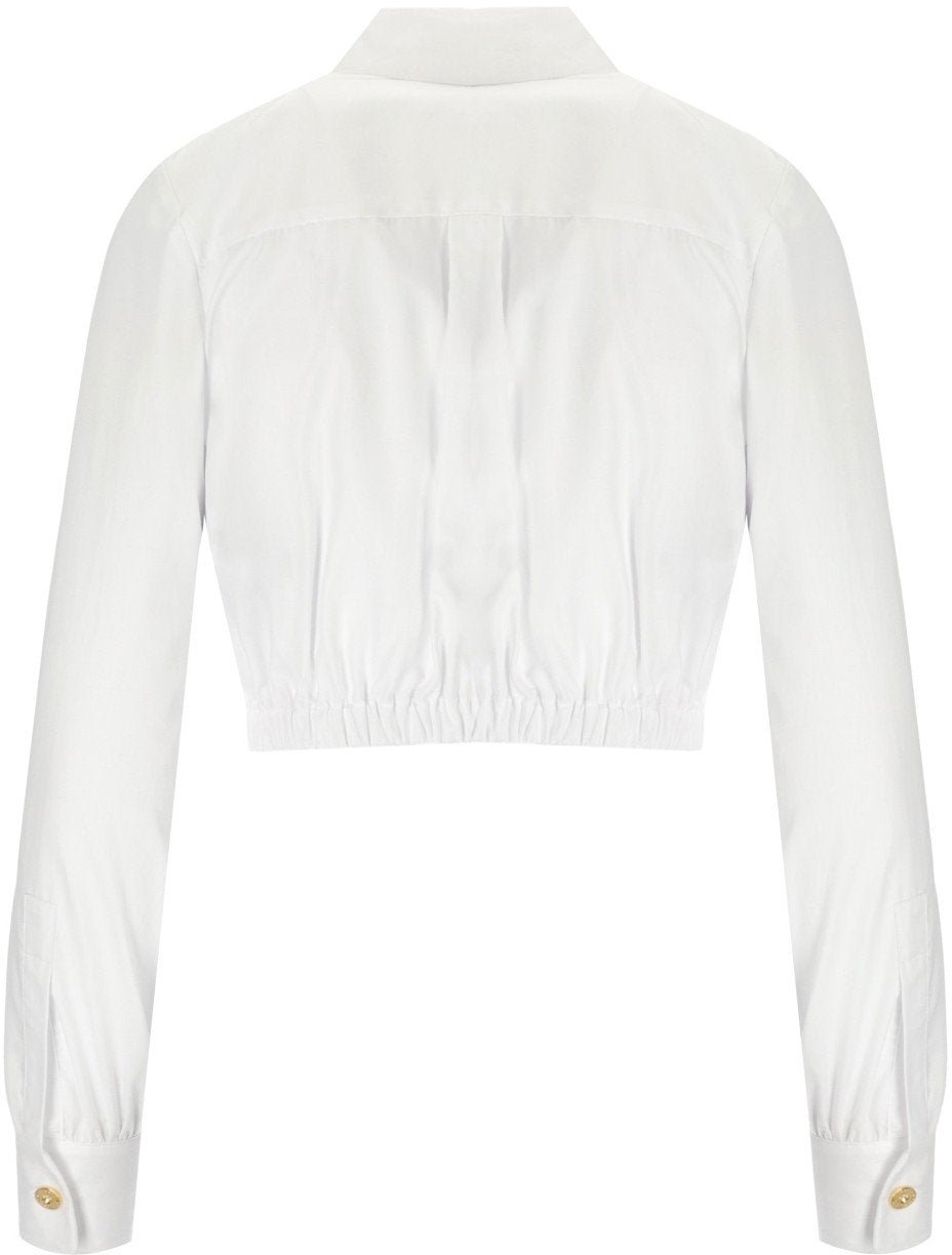 Elisabetta Franchi ELISABETTA FRANCHI CROPPED SHIRT Wit