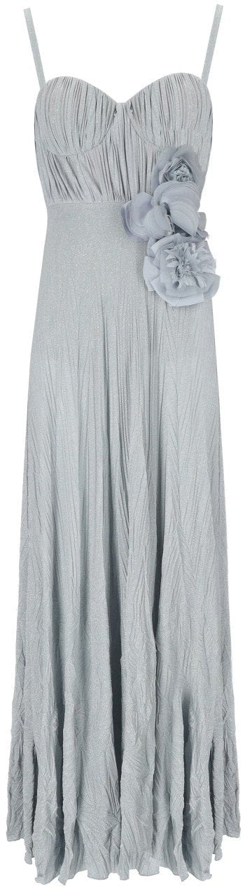 Elisabetta Franchi ELISABETTA FRANCHI RED CARPET SKY BLUE DRESS Lichtblauw