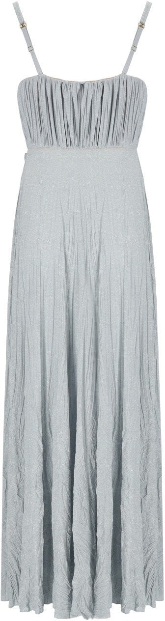 Elisabetta Franchi ELISABETTA FRANCHI RED CARPET SKY BLUE DRESS Lichtblauw