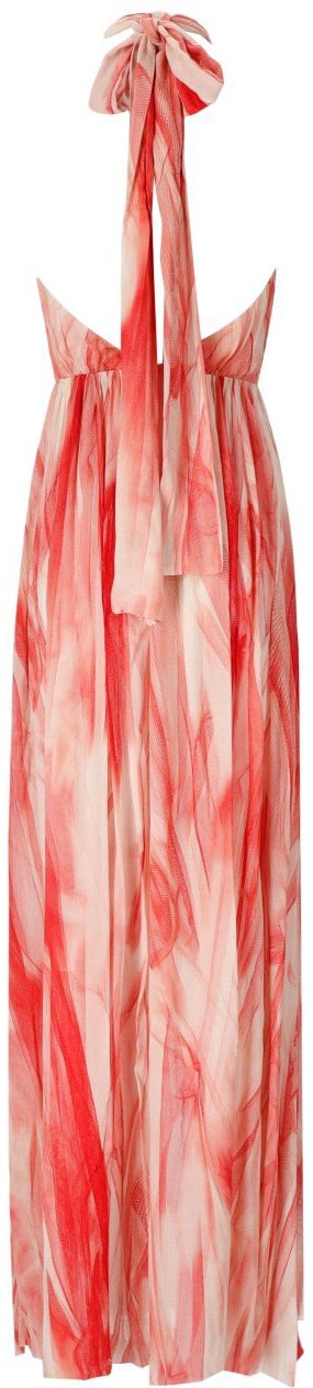 Elisabetta Franchi ELISABETTA FRANCHI CARPET BUTTER PASSION DRESS Rood