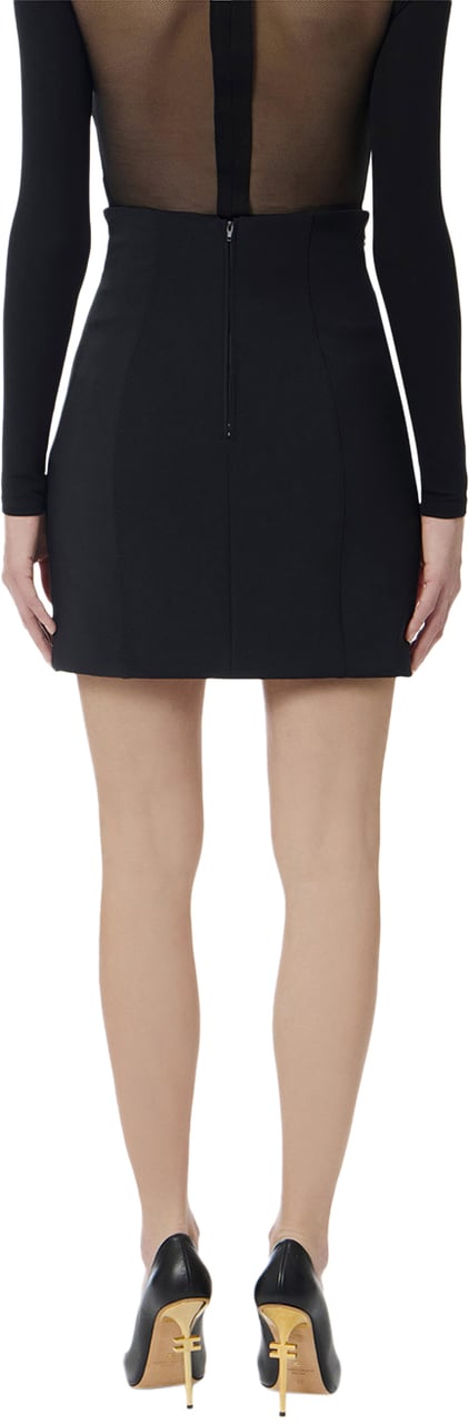 Elisabetta Franchi Skirts Black Zwart