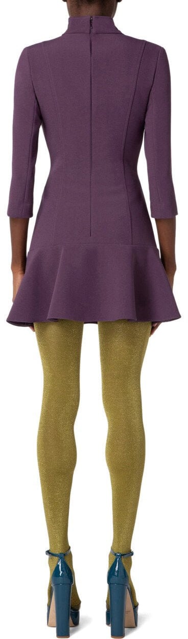 Elisabetta Franchi ELISABETTA FRANCHI DRESS WITH BUTTONS Paars
