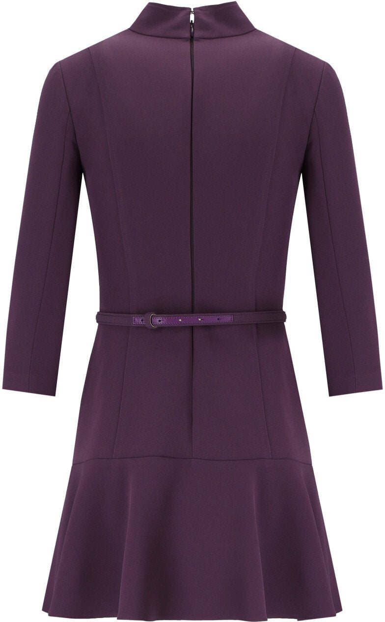 Elisabetta Franchi ELISABETTA FRANCHI DRESS WITH BUTTONS Paars