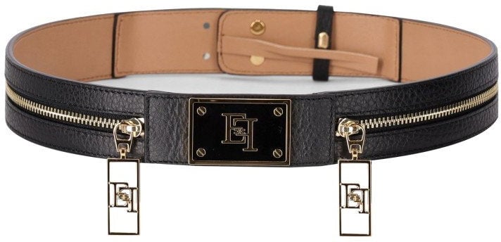 Elisabetta Franchi ELISABETTA FRANCHI ZIPPED BELT Zwart