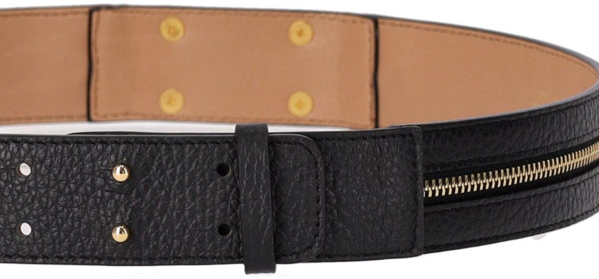 Elisabetta Franchi ELISABETTA FRANCHI ZIPPED BELT Zwart