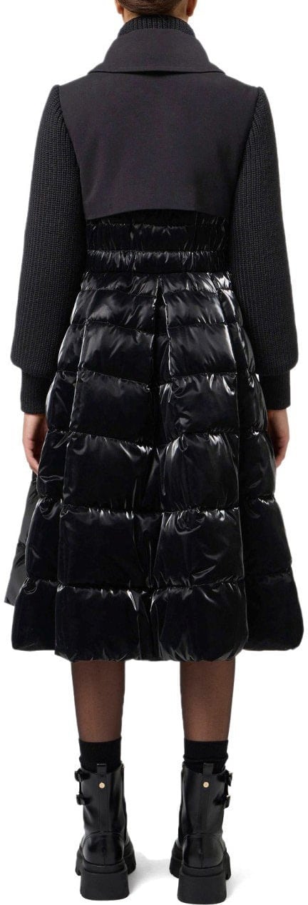 Elisabetta Franchi ELISABETTA FRANCHI CIRCLE PADDED COAT Zwart