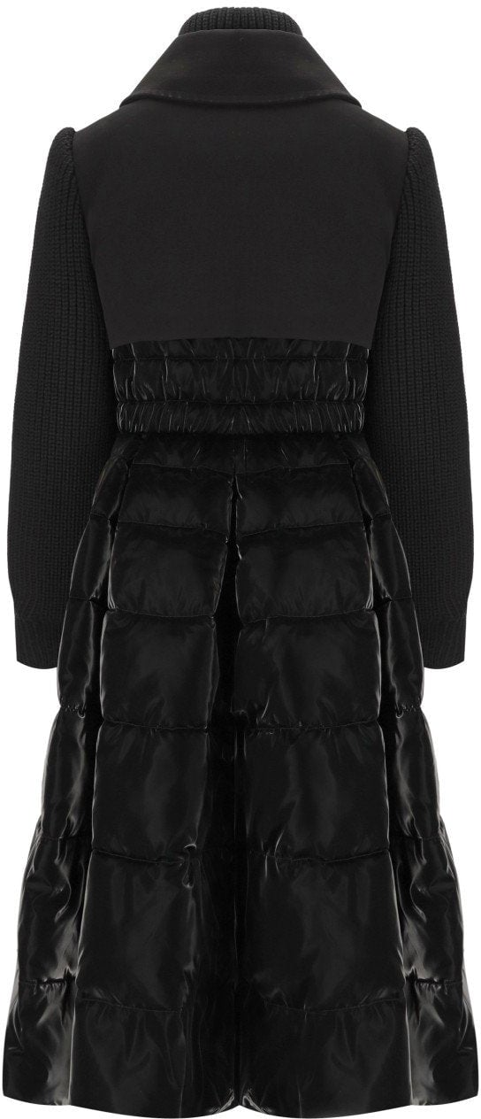 Elisabetta Franchi ELISABETTA FRANCHI CIRCLE PADDED COAT Zwart
