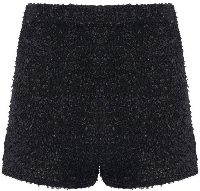 Elisabetta Franchi ELISABETTA FRANCHI SHORTS WITH CHAIN Zwart