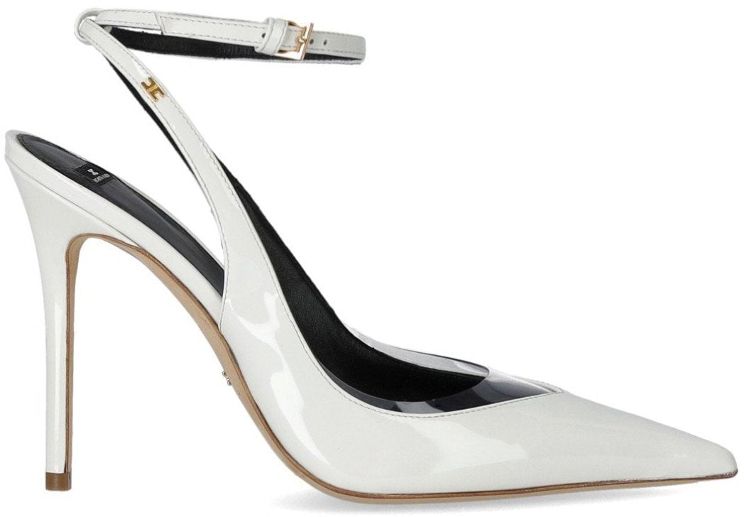 Elisabetta Franchi ELISABETTA FRANCHI IVORY SLINGBACK PUMP Wit