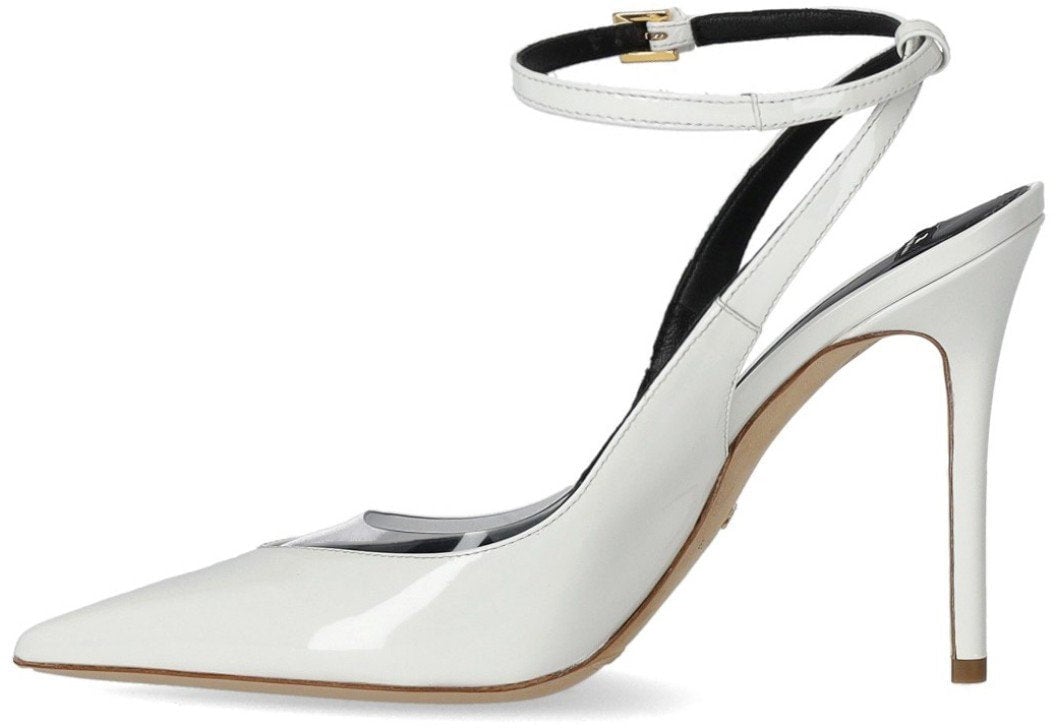Elisabetta Franchi ELISABETTA FRANCHI IVORY SLINGBACK PUMP Wit