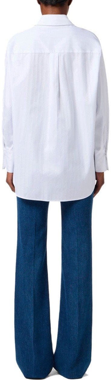 Elisabetta Franchi ELISABETTA FRANCHI OVERSIZE SHIRT Wit
