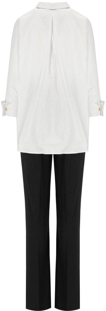 Elisabetta Franchi ELISABETTA FRANCHI BICOLOR JUMPSUIT WITH NECKTIE Wit