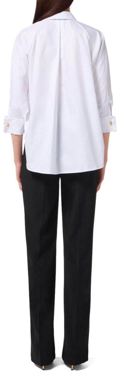 Elisabetta Franchi ELISABETTA FRANCHI BICOLOR JUMPSUIT WITH NECKTIE Wit