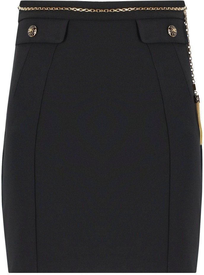 Elisabetta Franchi ELISABETTA FRANCHI MINI SKIRT Zwart