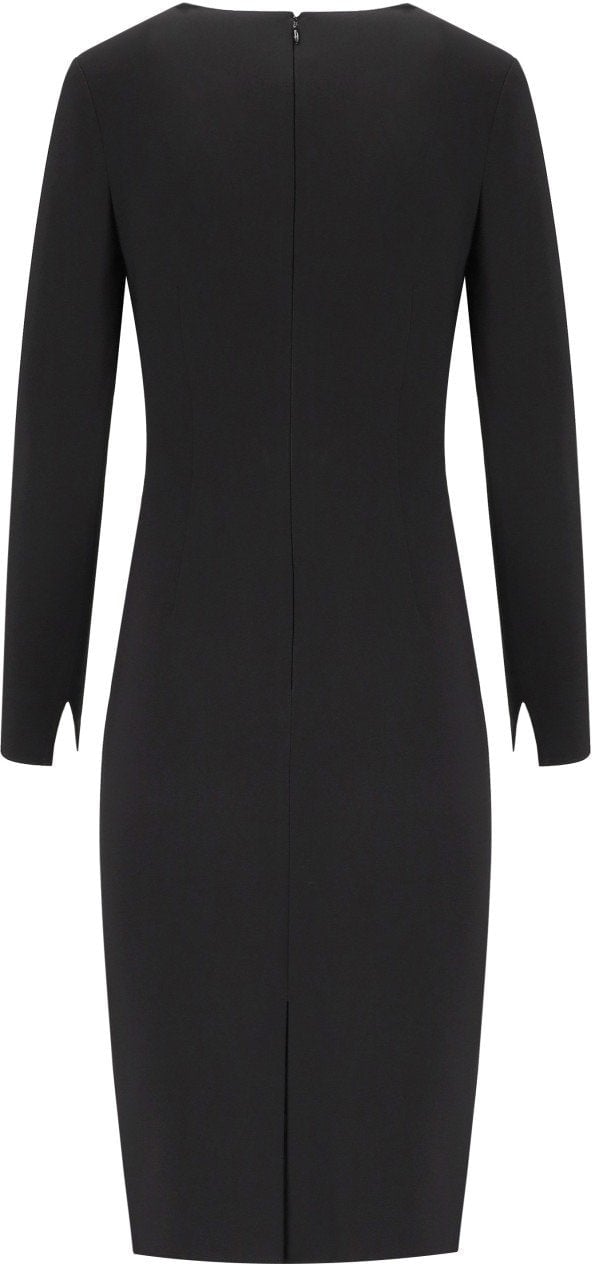 Elisabetta Franchi ELISABETTA FRANCHI SHEAT DRESS WITH TASSELS Zwart