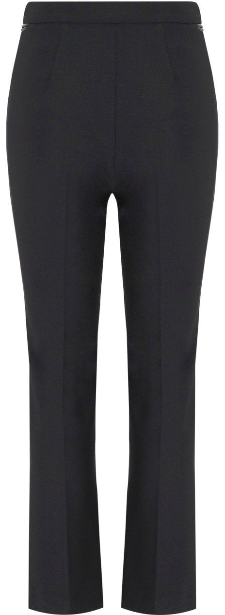 Elisabetta Franchi ELISABETTA FRANCHI ZIPPED PANTS Zwart