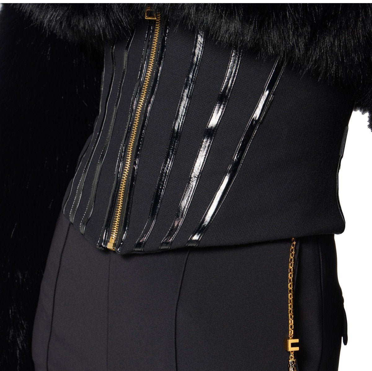 Elisabetta Franchi ELISABETTA FRANCHI FLARE PANTS Zwart