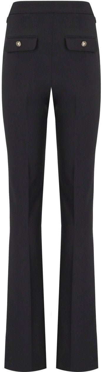 Elisabetta Franchi ELISABETTA FRANCHI FLARE PANTS Zwart