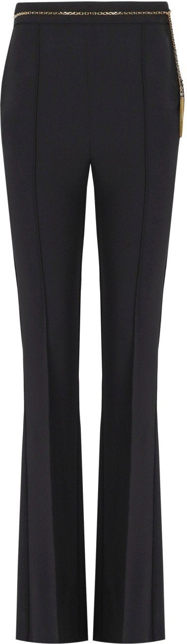 Elisabetta Franchi ELISABETTA FRANCHI FLARE PANTS Zwart