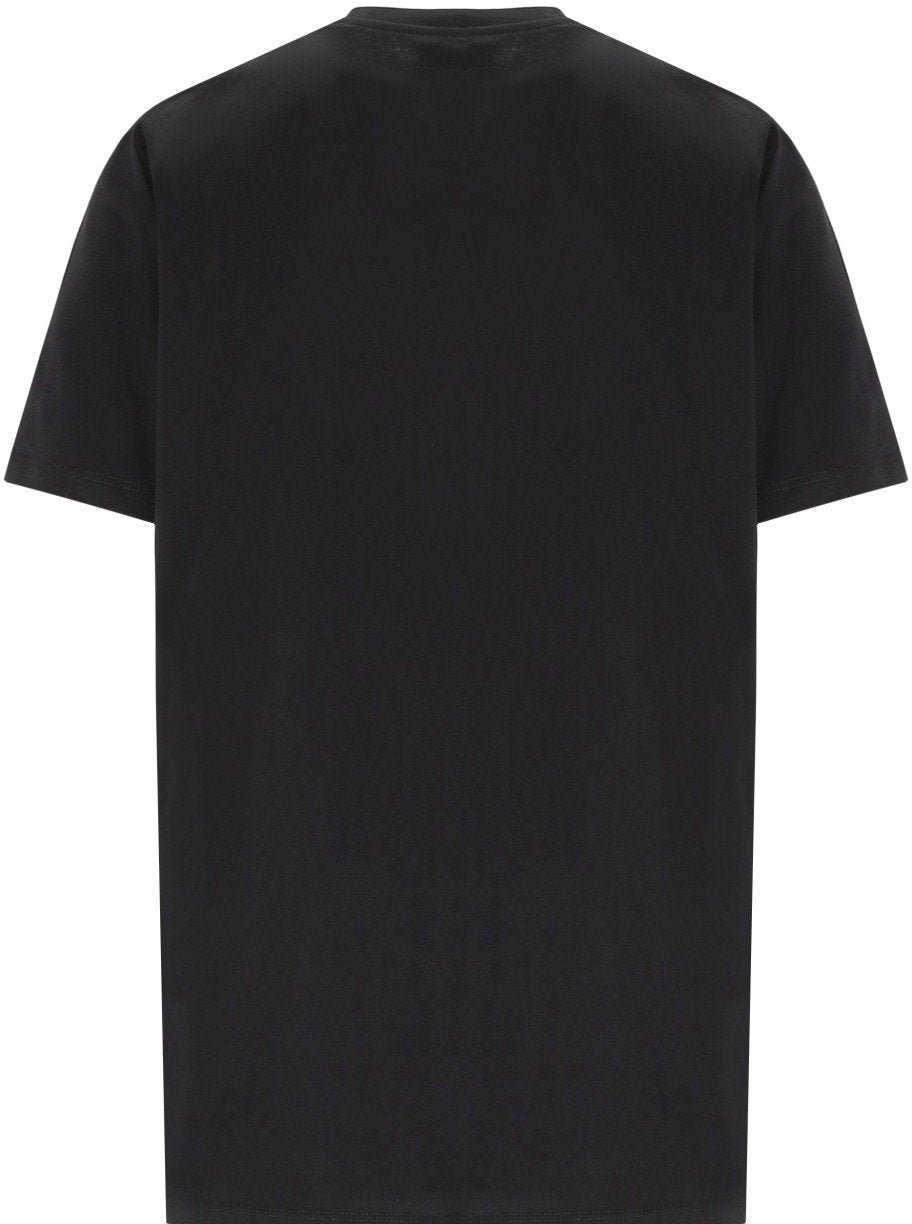 Elisabetta Franchi ELISABETTA FRANCHI T-SHIRT WITH JEWEL Zwart