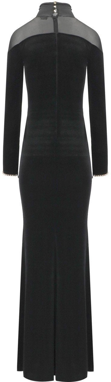Elisabetta Franchi ELISABETTA FRANCHI RED CARPET DRESS Zwart