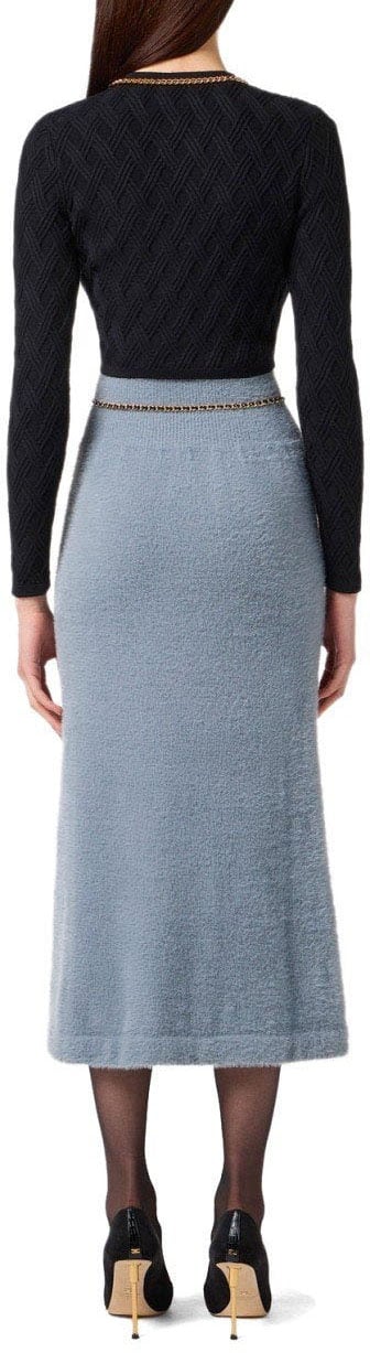 Elisabetta Franchi ELISABETTA FRANCHI CROP CARDIGAN Zwart