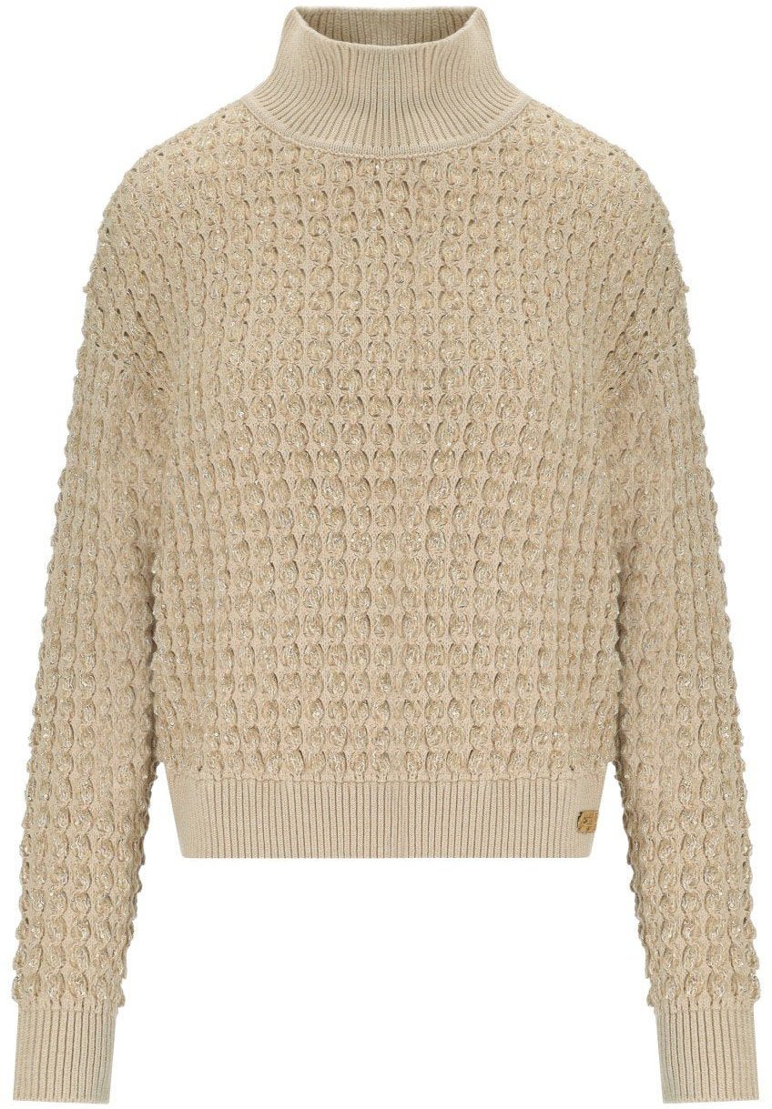 Elisabetta Franchi ELISABETTA FRANCHI HONEY TURTLENECK SWEATER Wit