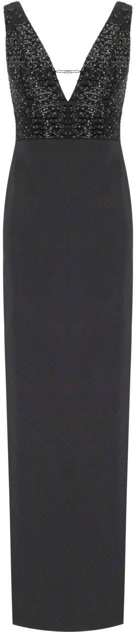 Elisabetta Franchi ELISABETTA FRANCHI RED CARPET DRESS Zwart