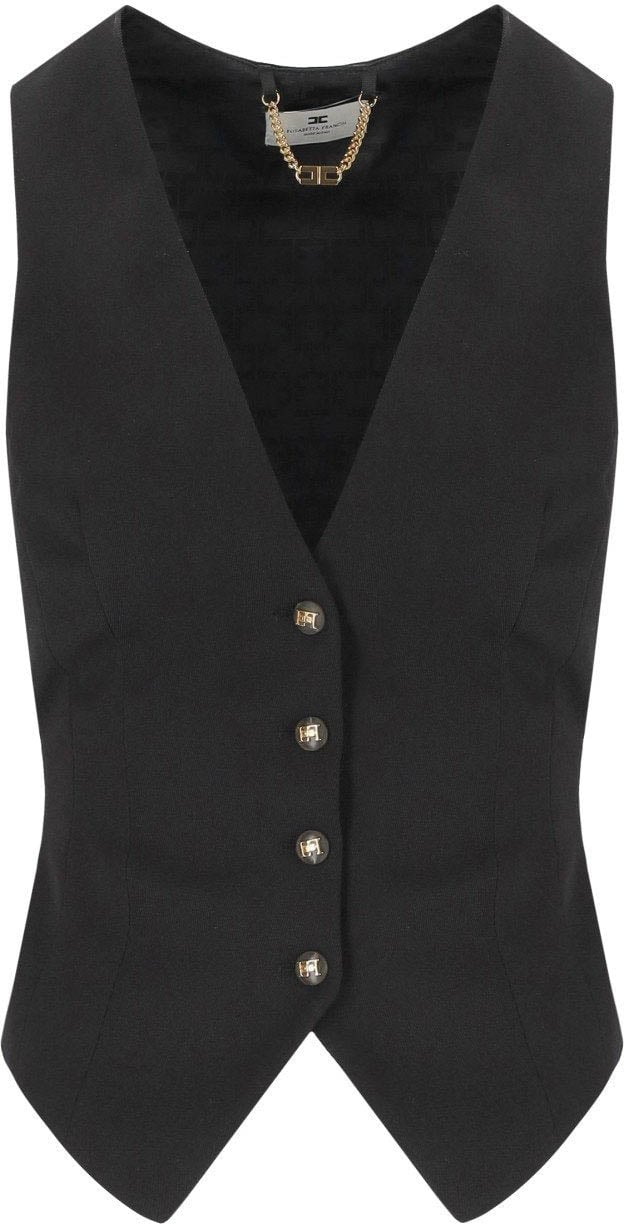 Elisabetta Franchi ELISABETTA FRANCHI VEST Zwart