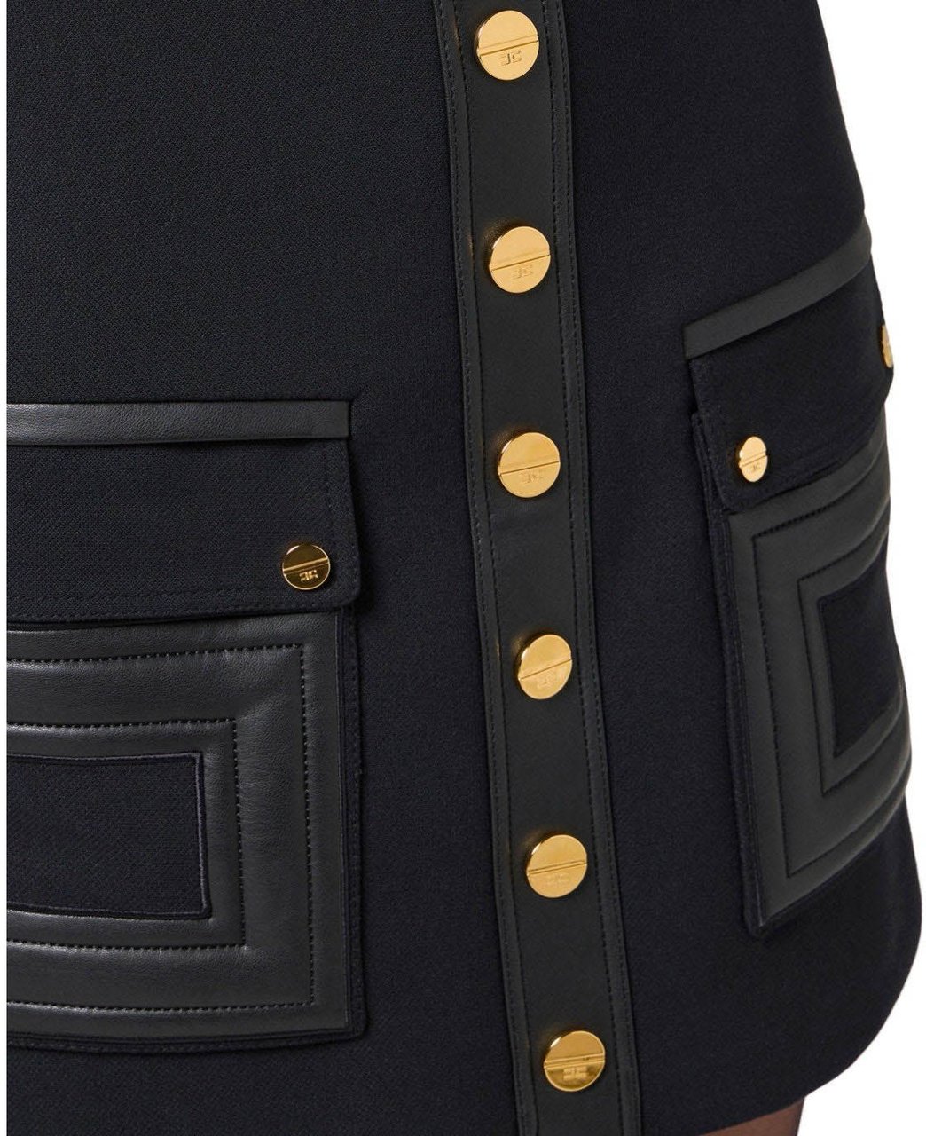 Elisabetta Franchi ELISABETTA FRANCHI MINI SKIRT Zwart
