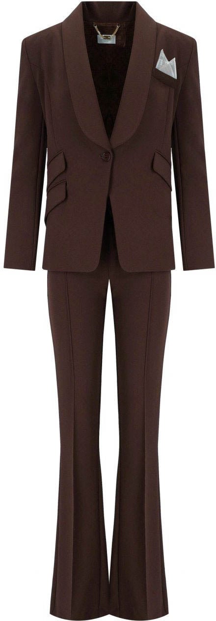 Elisabetta Franchi ELISABETTA FRACHI COFFEE SUIT Bruin