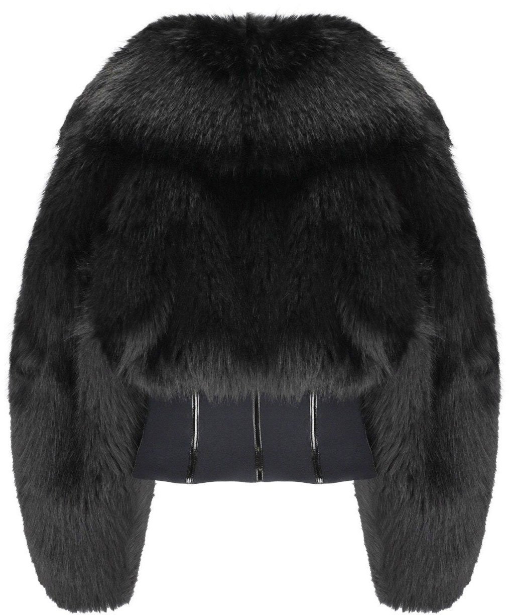 Elisabetta Franchi ELISABETTA FRANCHI BUSTIER JACKET Zwart