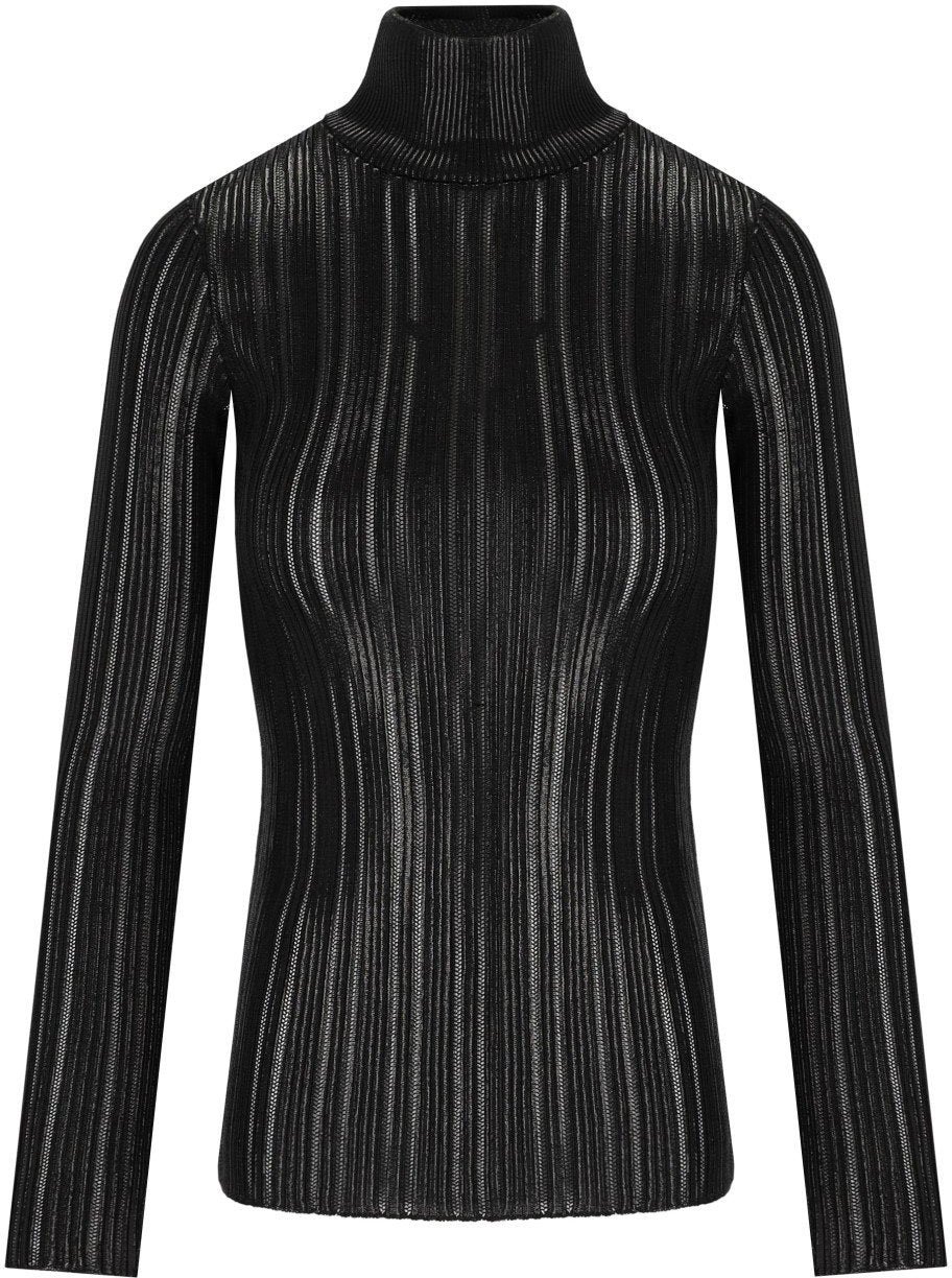 Elisabetta Franchi ELISABETTA FRANCHI TURTLENECK TOP Zwart