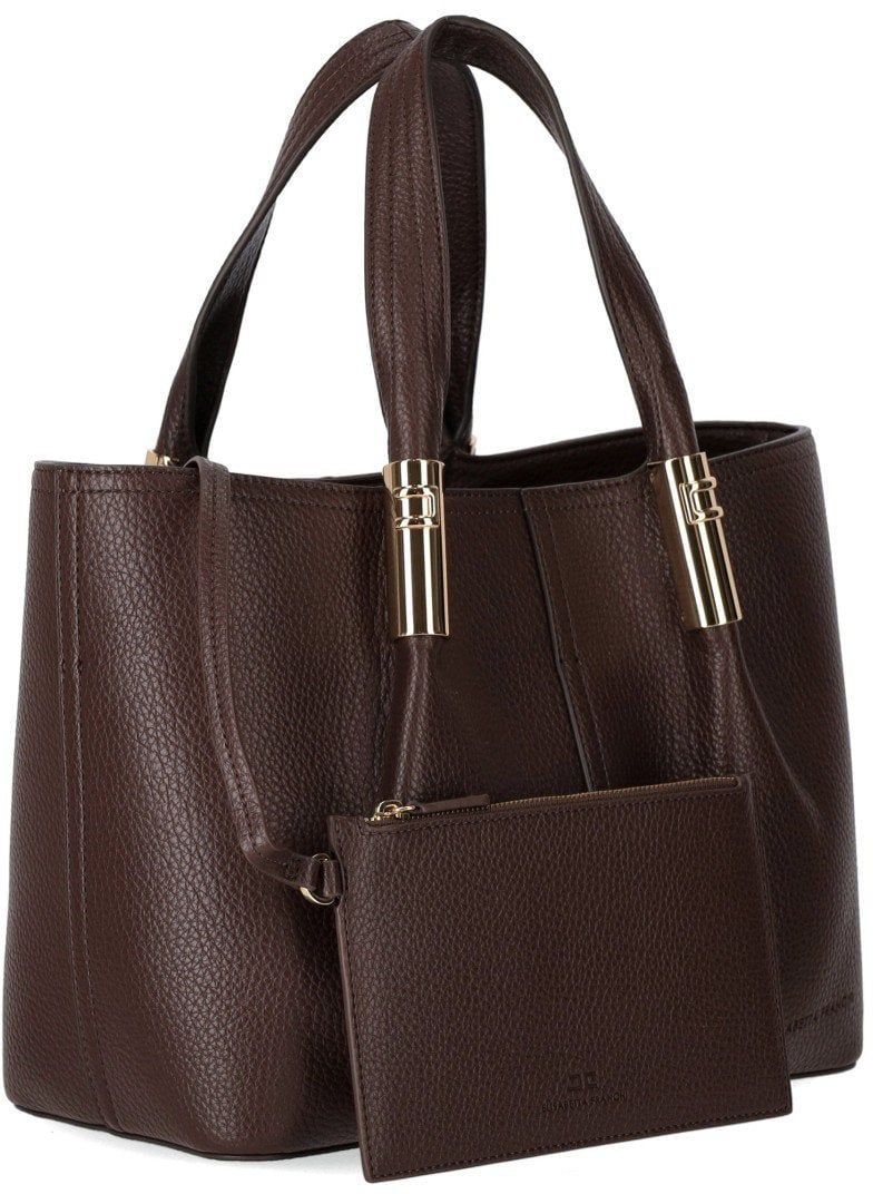 Elisabetta Franchi ELISABETTA FRANCHI COFFEE TOTE BAG Bruin