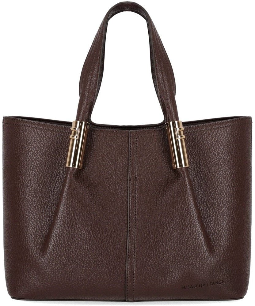 Elisabetta Franchi ELISABETTA FRANCHI COFFEE TOTE BAG Bruin
