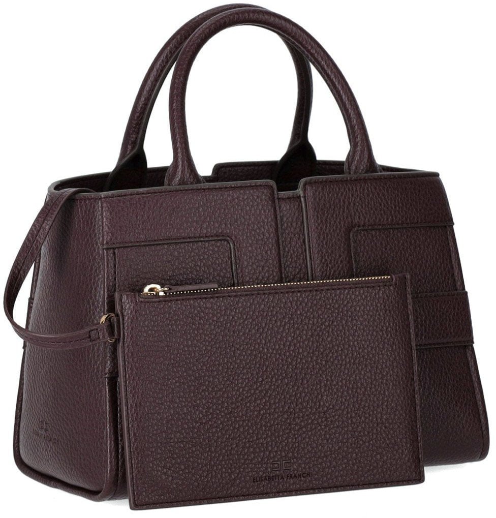 Elisabetta Franchi ELISABETTA FRANCHI MERLOT HANDBAG Paars