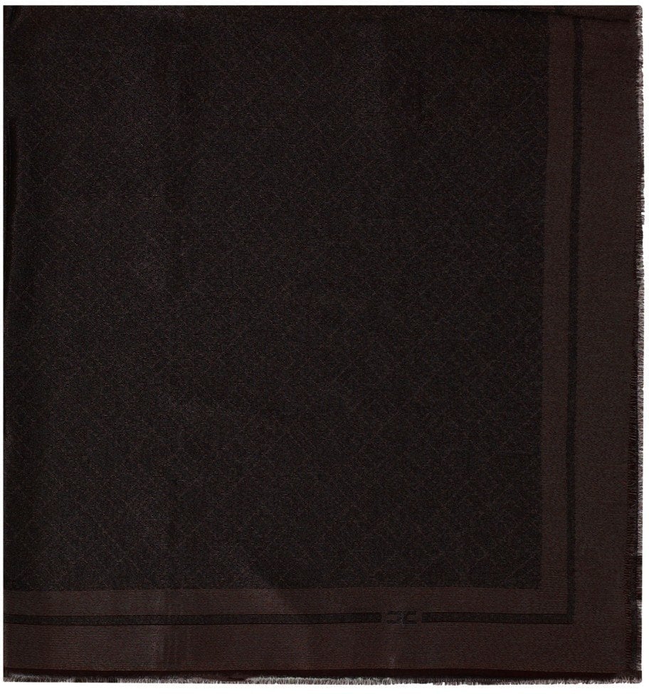 Elisabetta Franchi ELISABETTA FRANCHI COFFEE FOULARD SCARF Bruin