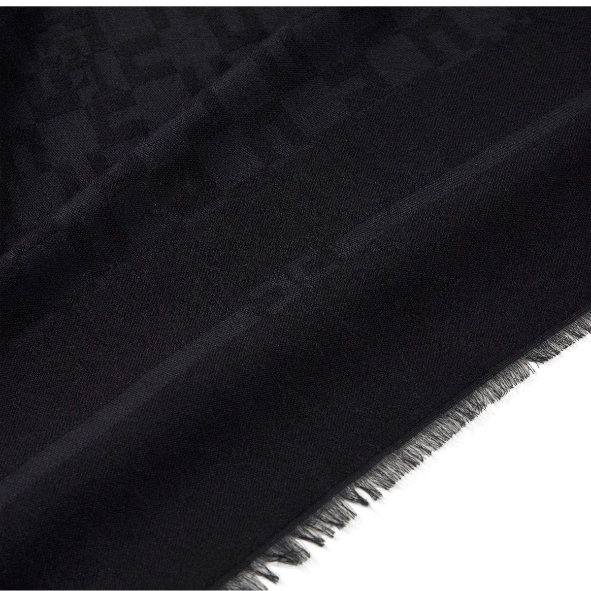 Elisabetta Franchi ELISABETTA FRANCHI MONOGRAM SCARF Zwart