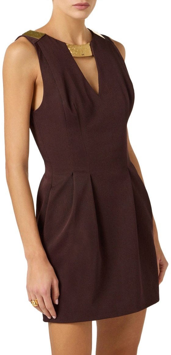 Elisabetta Franchi ELISABETTA FRANCHI JEWEL DRESS Bruin