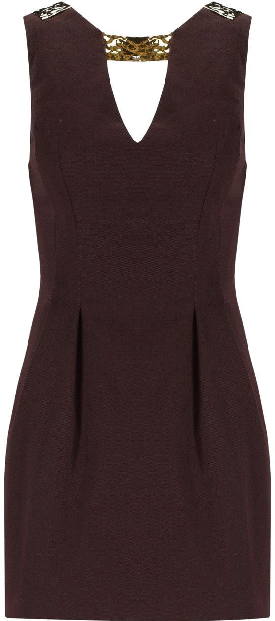 Elisabetta Franchi ELISABETTA FRANCHI JEWEL DRESS Bruin