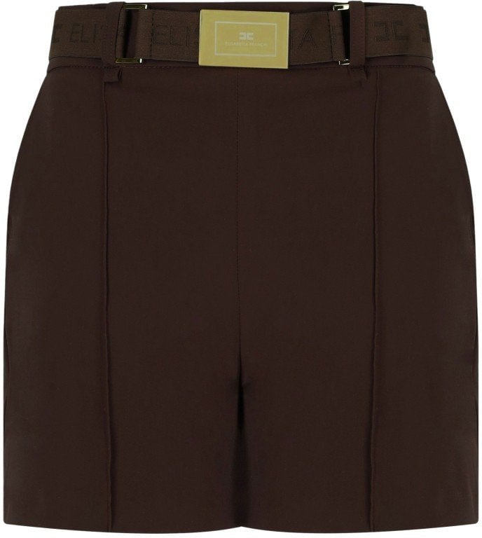 Elisabetta Franchi ELISABETTA FRANCHI BELTED SHORTS Bruin